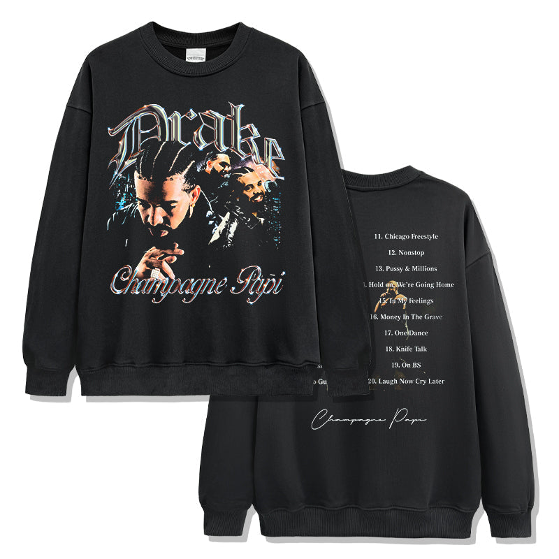 Champagne Papi By Drake Sweatshirt Style001 T-Shirts, Hoodie | CoreVibeTees.com (Image 1)