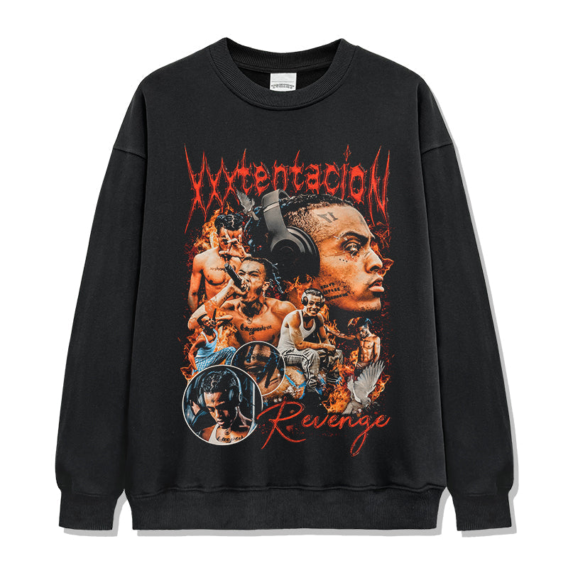 Revenge By XXXtentacion Sweatshirt T-Shirts, Hoodie | CoreVibeTees.com (Image 1)