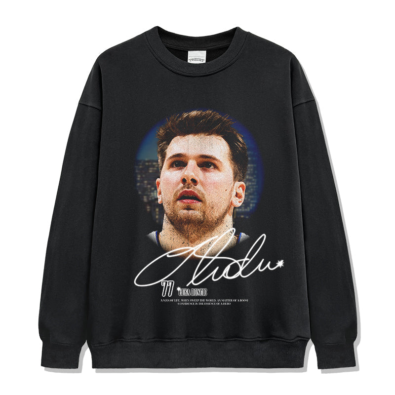 Luka Doncic Sweatshirt NBA Style001 T-Shirts, Hoodie | CoreVibeTees.com (Image 1)