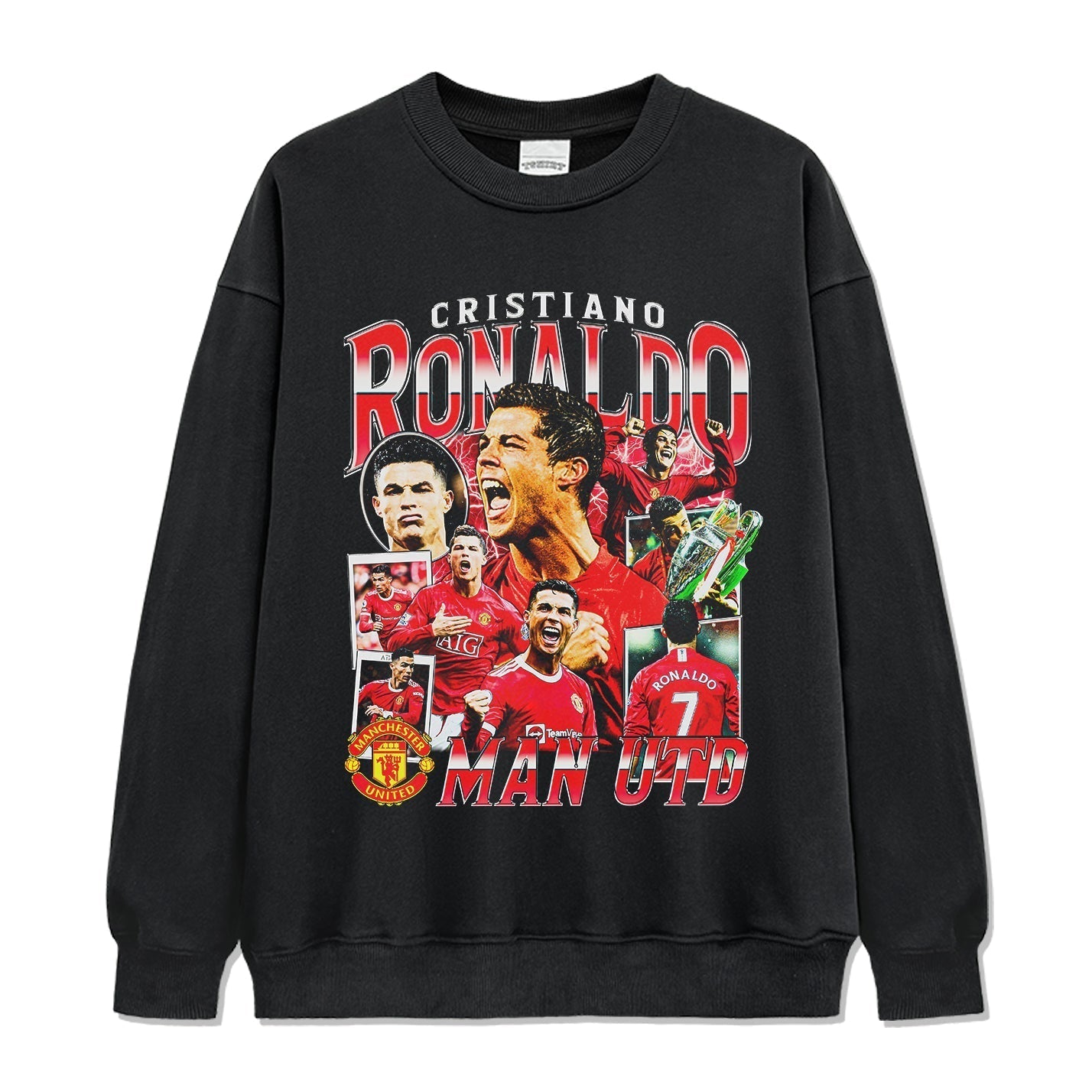 Cristiano Ronaldo Manchester United Sweatshirt T-Shirts, Hoodie | CoreVibeTees.com (Image 1)