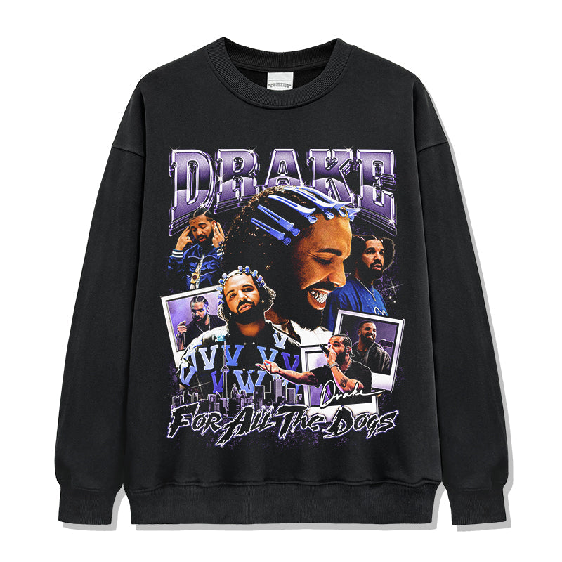 For All The Dogs By Drake Signature Sweatshirt T-Shirts, Hoodie | CoreVibeTees.com (Image 1)