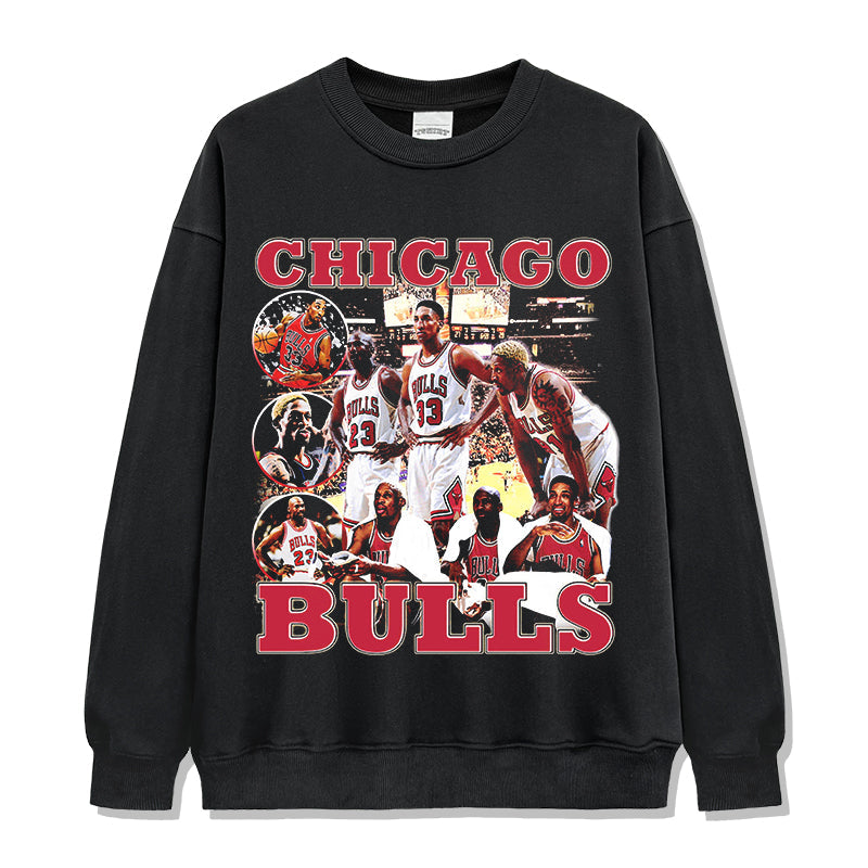 Chicago Bulls Sweatshirt NBA Style002 T-Shirts, Hoodie | CoreVibeTees.com (Image 1)