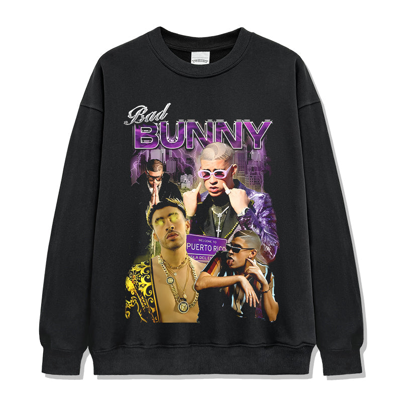 Bad Bunny Sweatshirt Style003 T-Shirts, Hoodie | CoreVibeTees.com (Image 1)