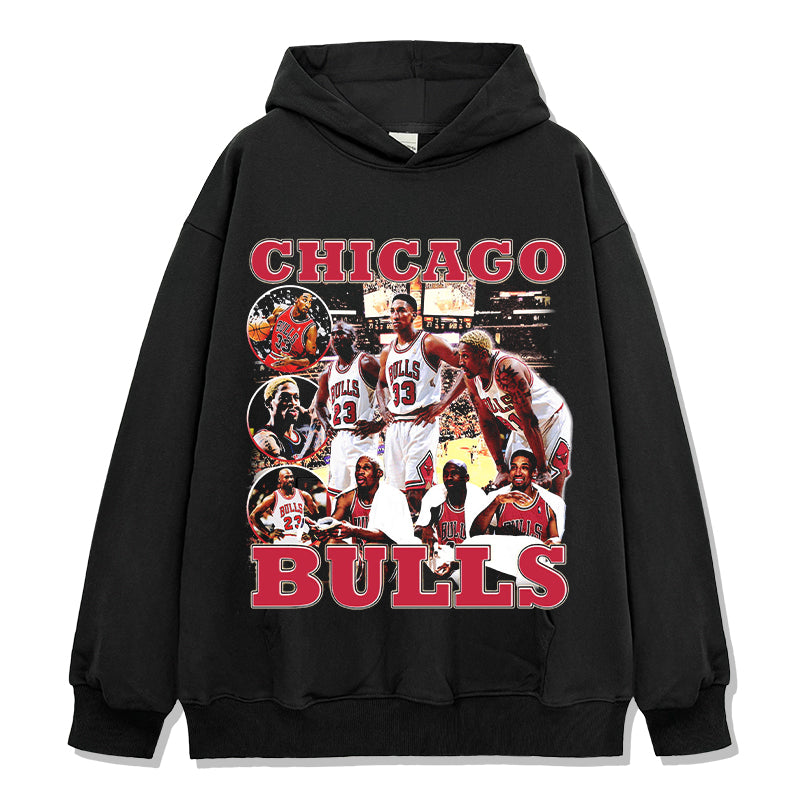 Chicago Bulls HOODIE NBA Style002 T-Shirts, Sweatshirt | CoreVibeTees.com (Image 1)