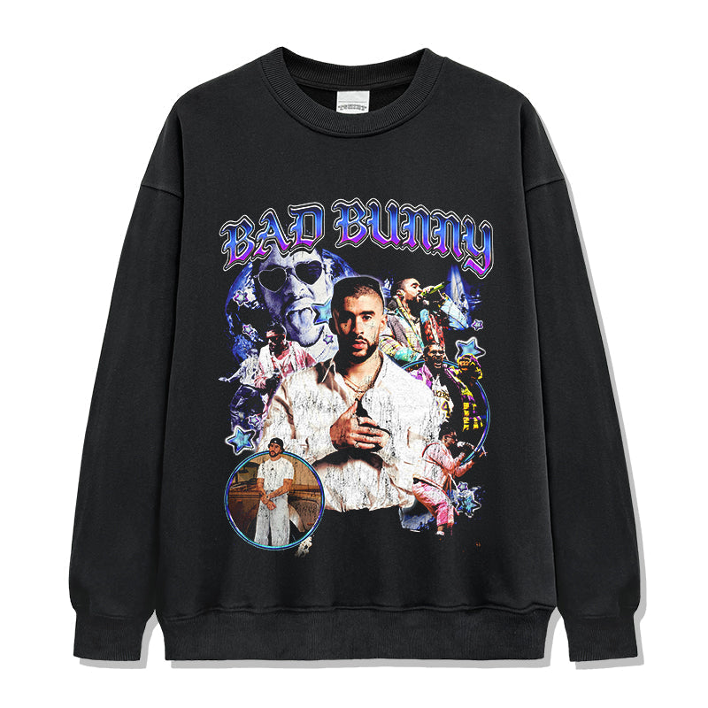 Bad Bunny Sweatshirt Style002 T-Shirts, Hoodie | CoreVibeTees.com (Image 1)