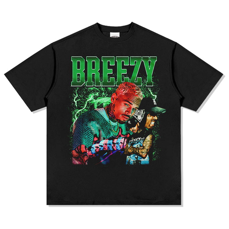BREEZY By Chris Brown TEE Hoodie, Sweatshirt | CoreVibeTees.com (Image 1)
