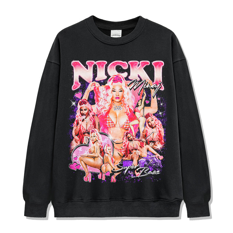 SUPER BASS By Nicki Minaj Sweatshirt T-Shirts, Hoodie | CoreVibeTees.com (Image 1)