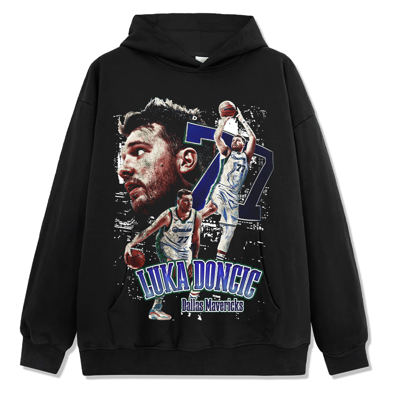 Luka Doncic HOODIE NBA Style002 T-Shirts, Sweatshirt | CoreVibeTees.com (Image 1)