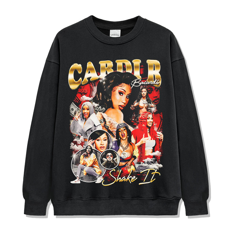 Shake It Shake It By Cardi B Sweatshirt T-Shirts, Hoodie | CoreVibeTees.com (Image 1)
