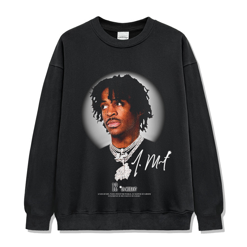 Ja Morant Sweatshirt NBA T-Shirts, Hoodie | CoreVibeTees.com (Image 1)