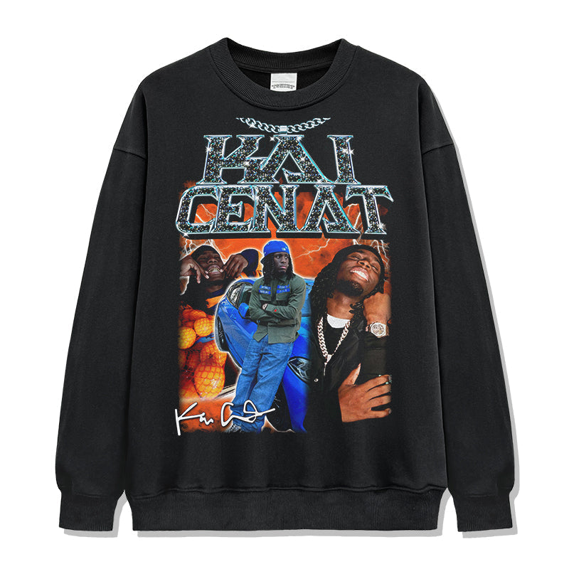 Kai Cenat signature Sweatshirt T-Shirts, Hoodie | CoreVibeTees.com (Image 1)