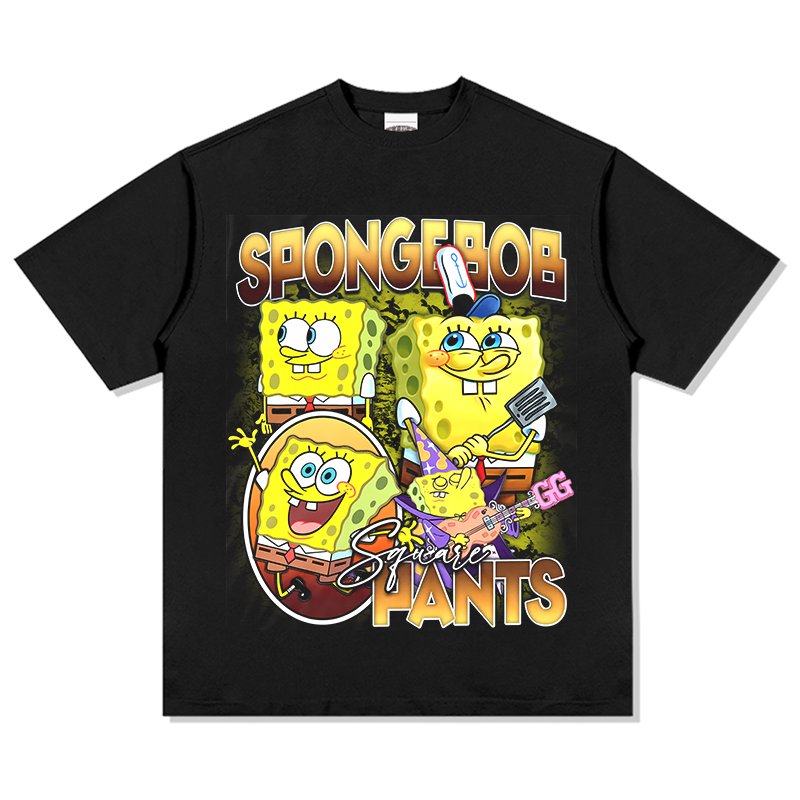SpongeBob "Anime" TEE Hoodie, Sweatshirt | CoreVibeTees.com (Image 1)