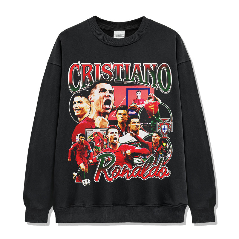 Cristiano Ronaldo Sweatshirt Style002 T-Shirts, Hoodie | CoreVibeTees.com (Image 1)