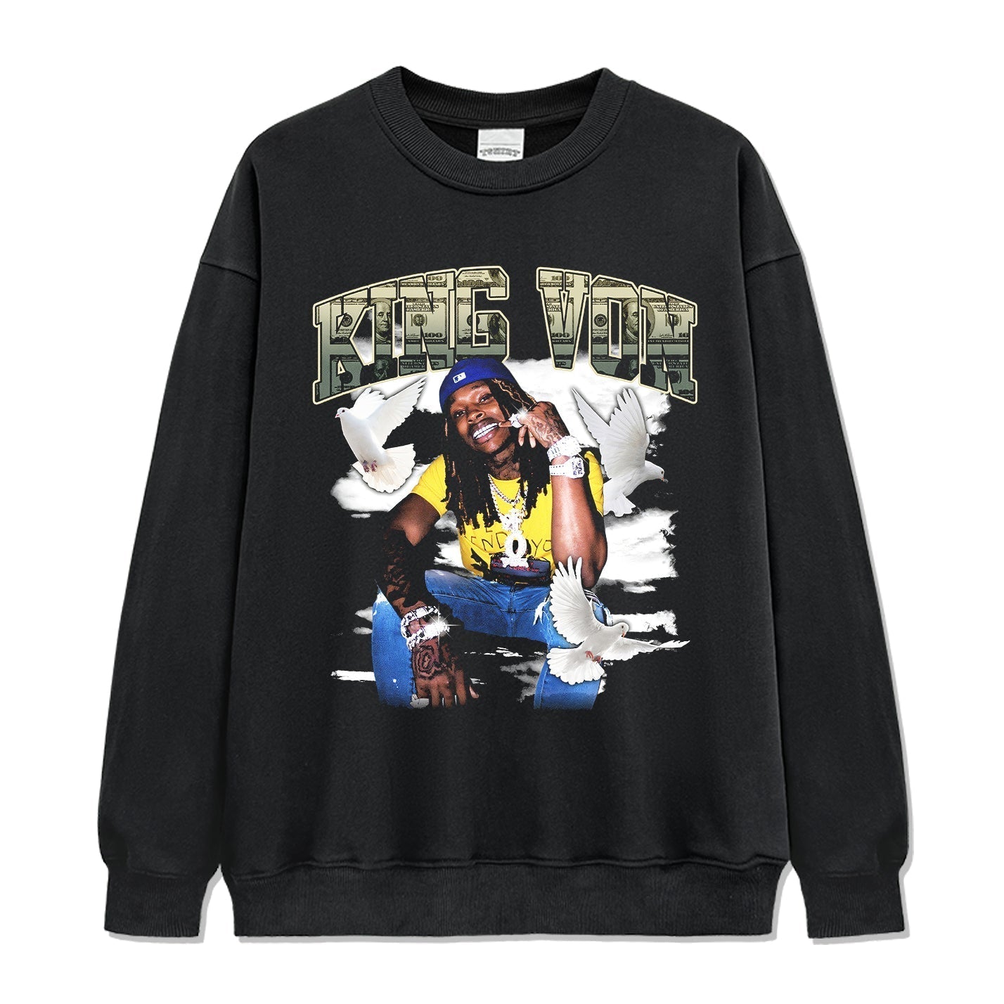 King Von Sweatshirt T-Shirts, Hoodie | CoreVibeTees.com (Image 1)