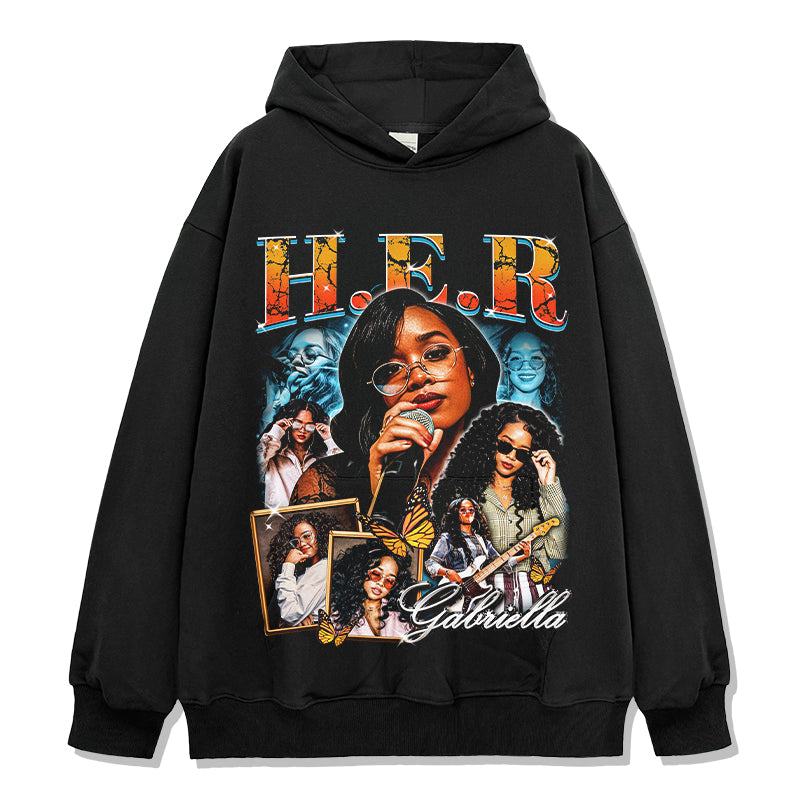 H.E.R Hoodie T-Shirts, Sweatshirt | CoreVibeTees.com (Image 1)