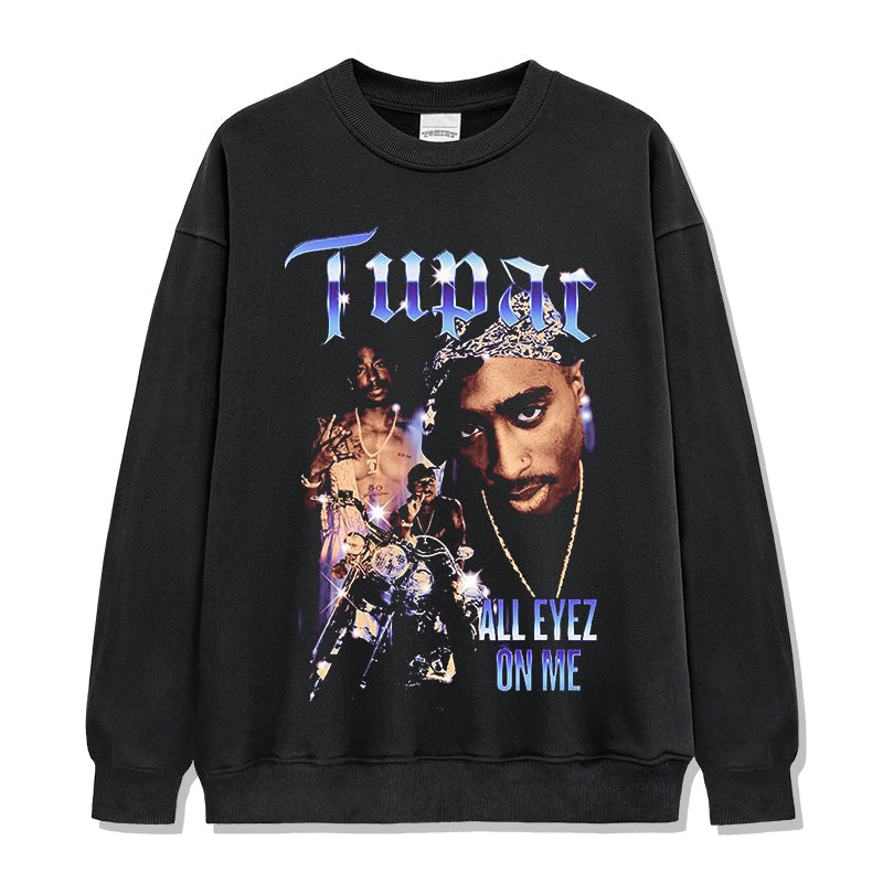 All Eyez On Me By Tupac Shakur Sweatshirt Style002 T-Shirts, Hoodie | CoreVibeTees.com (Image 1)