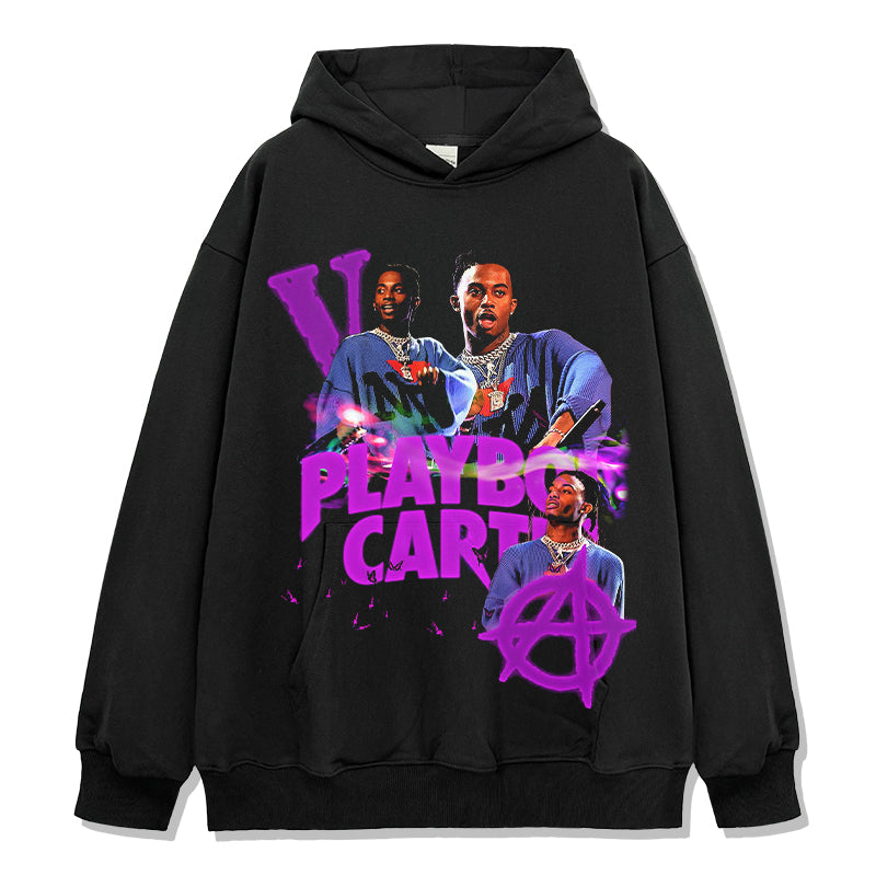 Playboi Carti Hoodie Style003 T-Shirts, Sweatshirt | CoreVibeTees.com (Image 1)