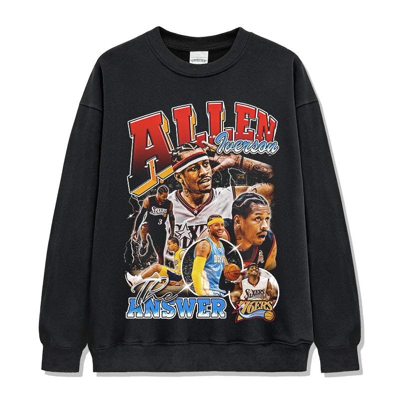 Allen Iverson Sweatshirt NBA Style003 T-Shirts, Hoodie | CoreVibeTees.com (Image 1)
