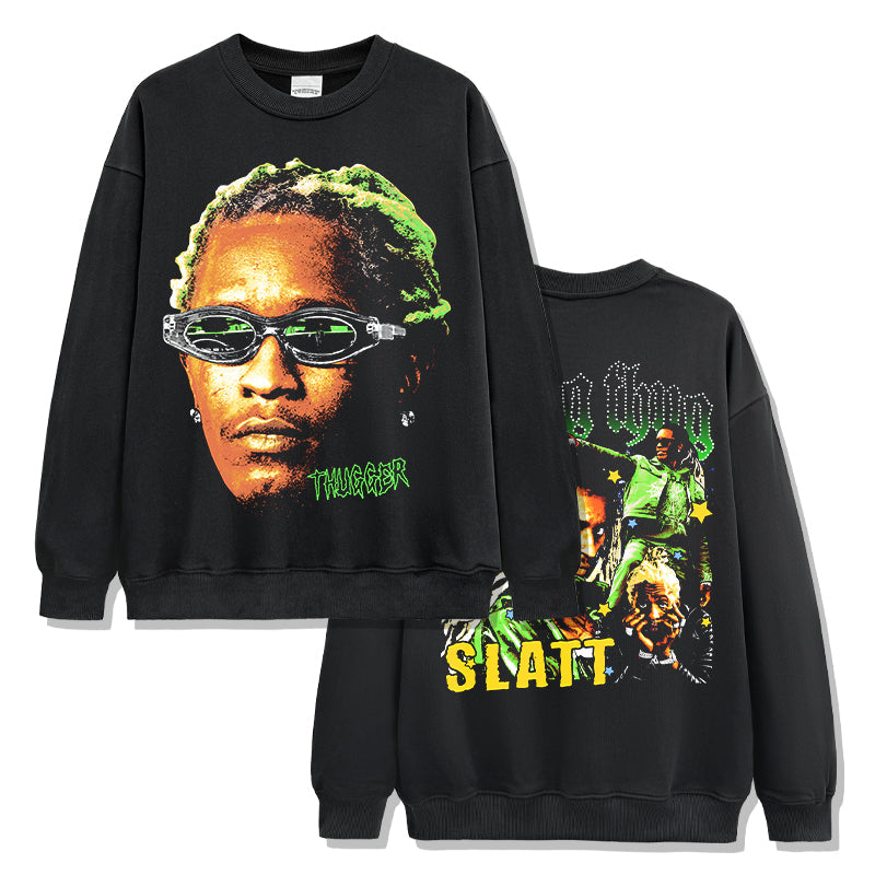 Slatty by Young Thug Sweatshirt T-Shirts, Hoodie | CoreVibeTees.com (Image 1)