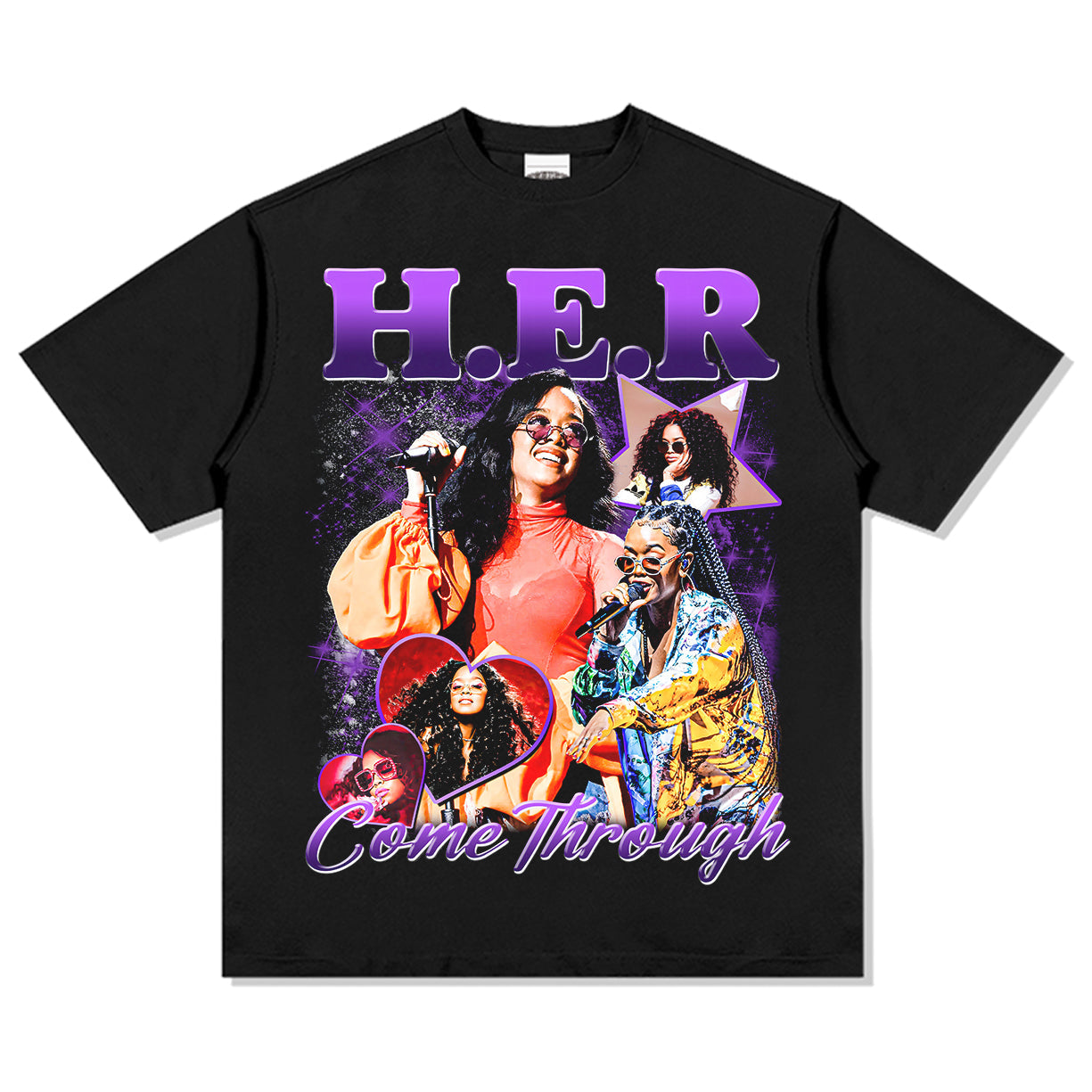 Come Through By H.e.r TEE Hoodie, Sweatshirt | CoreVibeTees.com (Image 1)