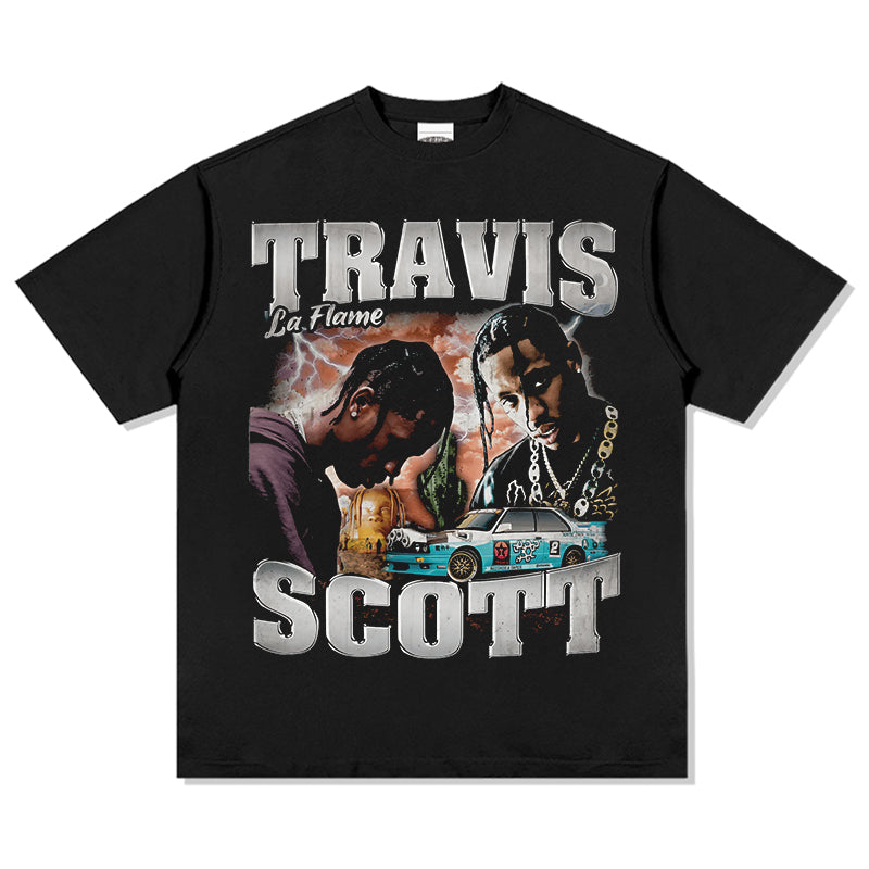 La Flame By Travis Scott TEE Hoodie, Sweatshirt | CoreVibeTees.com (Image 1)