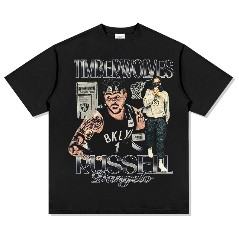 Dangelo Russell TEE NBA Hoodie, Sweatshirt | CoreVibeTees.com (Image 1)