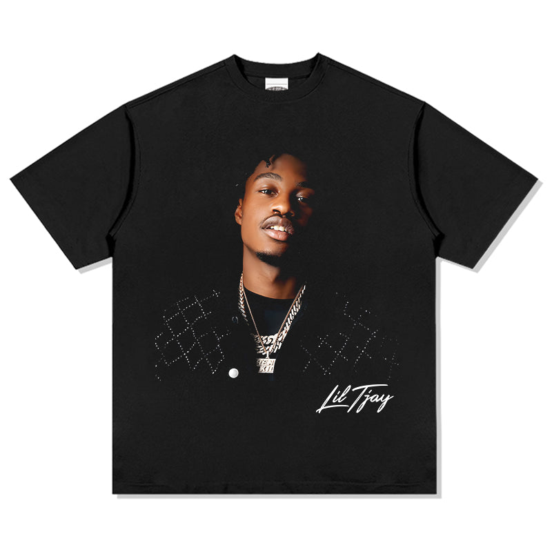 Lil Tjay Signature TEE Hoodie, Sweatshirt | CoreVibeTees.com (Image 1)