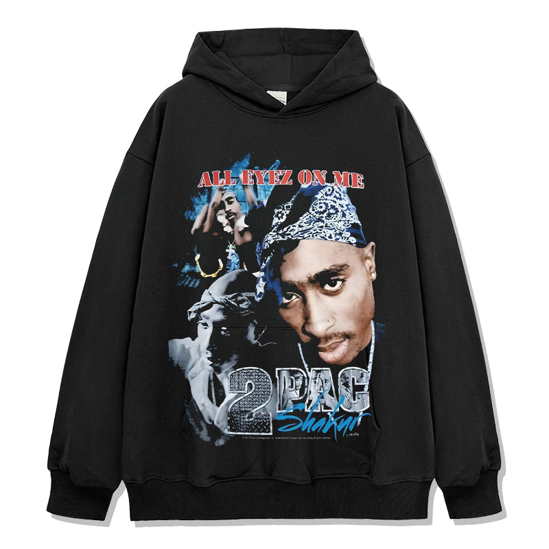 All Eyez On Me By Tupac Shakur Hoodie T-Shirts, Sweatshirt | CoreVibeTees.com (Image 1)