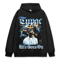 Life Goes On By Tupac Shakur Signature Hoodie T-Shirts, Sweatshirt | CoreVibeTees.com (Image 1)