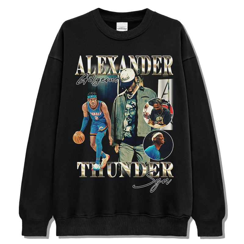 Shai Gilgeous Alexander Sweatshirt NBA T-Shirts, Hoodie | CoreVibeTees.com (Image 1)
