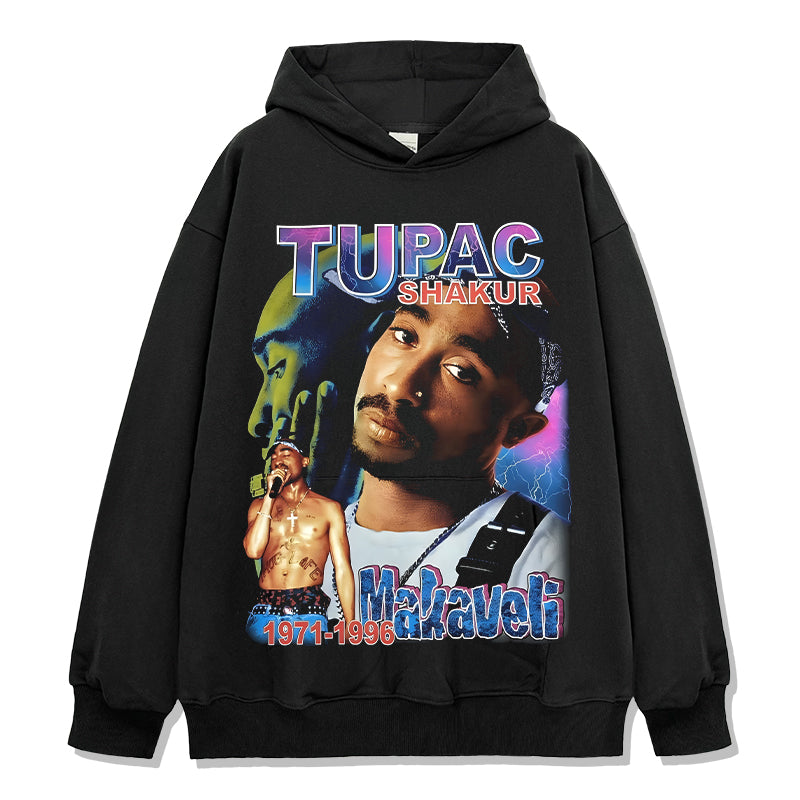Makaveli By Tupac Shakur Hoodie T-Shirts, Sweatshirt | CoreVibeTees.com (Image 1)