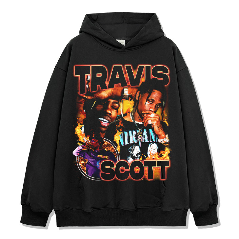 Travis Scott Hoodie Style005 T-Shirts, Sweatshirt | CoreVibeTees.com (Image 1)