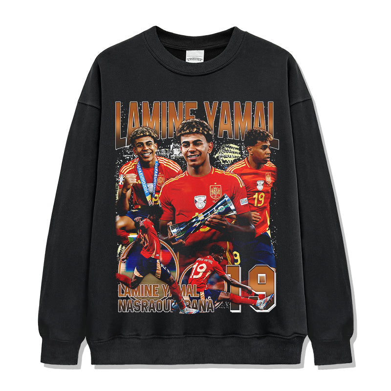 Lamine Yamal "Nasraoui Ebana"Sweatshirt T-Shirts, Hoodie | CoreVibeTees.com (Image 1)