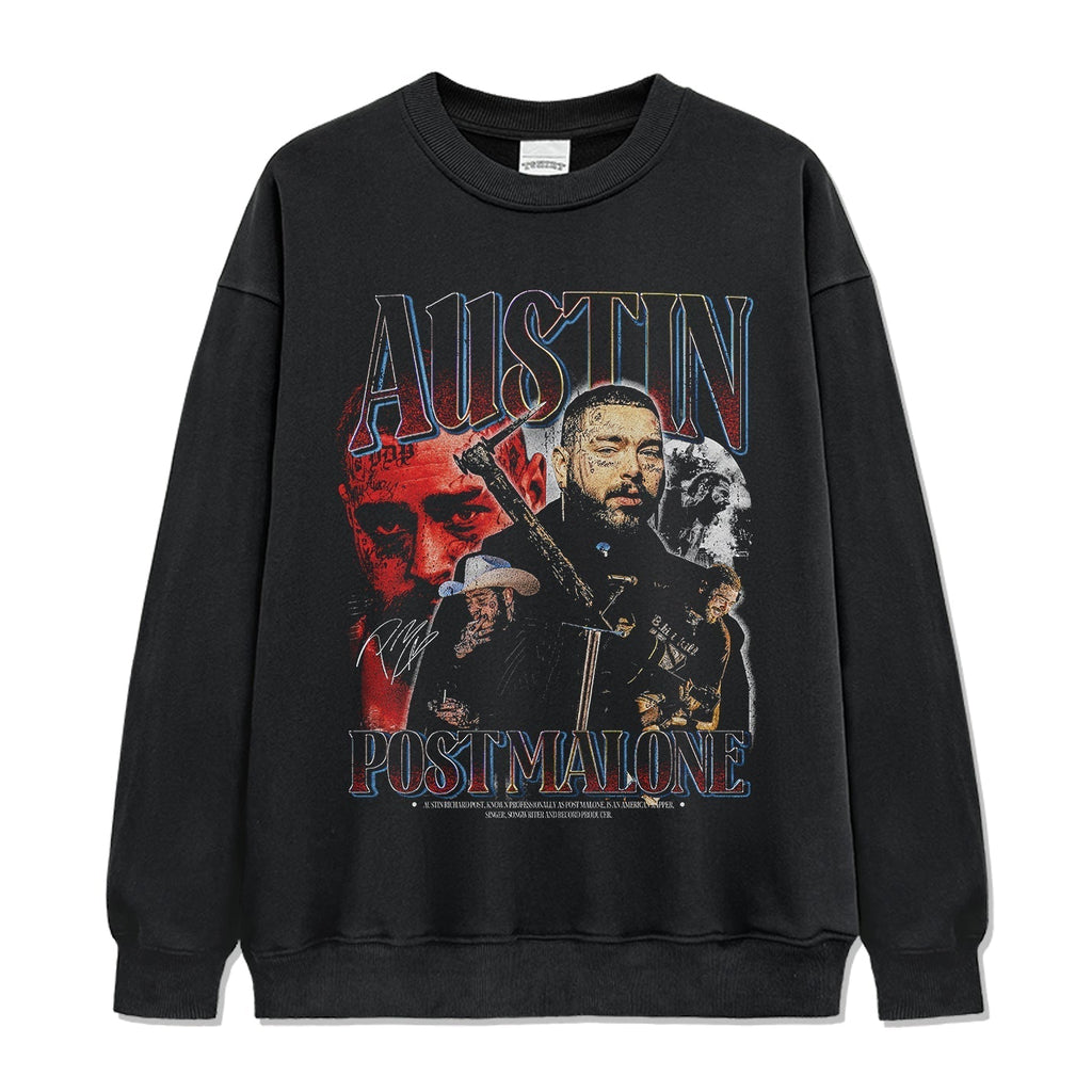 Austin By Post Malone Sweatshirt T-Shirts, Hoodie | CoreVibeTees.com (Image 1)