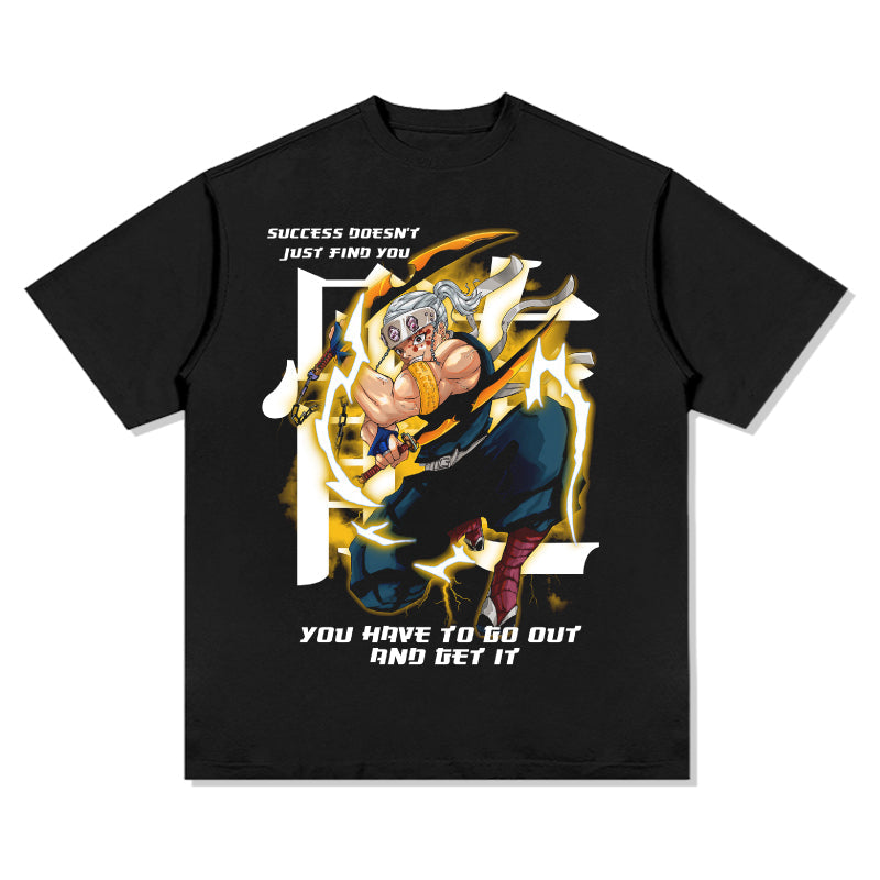 Success doesn't just find you. you have to go out and get it. Tenzen Uzui "Anime" TEE Hoodie, Sweatshirt (Image 1)