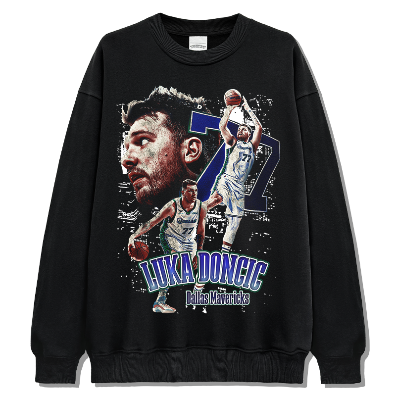Luka Doncic Sweatshirt NBA Style002 T-Shirts, Hoodie | CoreVibeTees.com (Image 1)