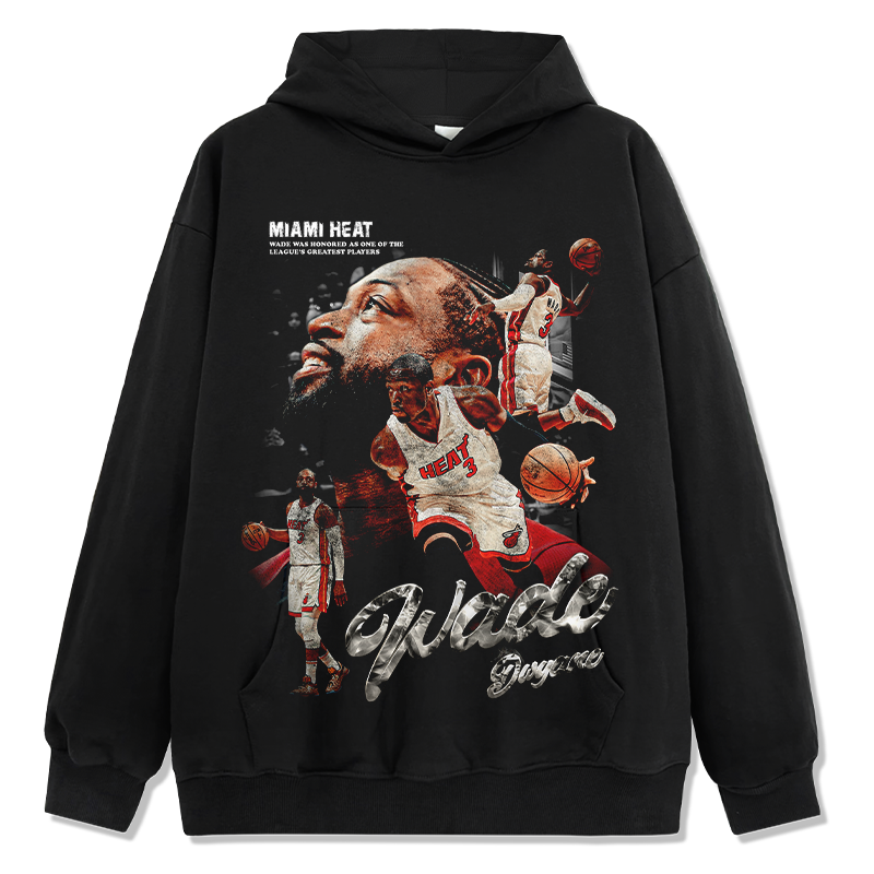 Dwyane Wade HOODIE NBA T-Shirts, Sweatshirt | CoreVibeTees.com (Image 1)
