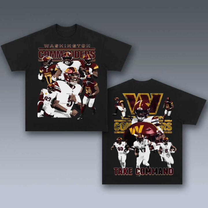 Washington Commanders Back Design TEE Hoodie, Sweatshirt | CoreVibeTees.com (Image 1)