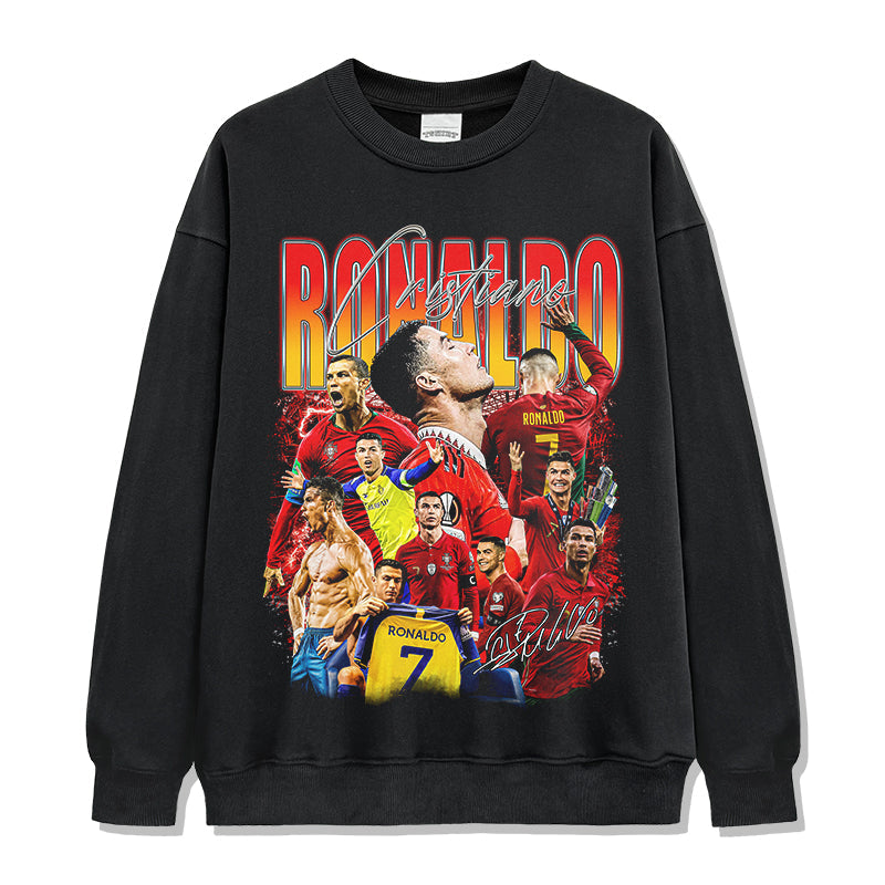 Cristiano Ronaldo "Signature" Sweatshirt T-Shirts, Hoodie | CoreVibeTees.com (Image 1)