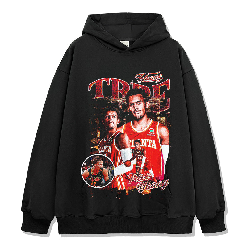Trae Young HOODIE NBA Style001 T-Shirts, Sweatshirt | CoreVibeTees.com (Image 1)