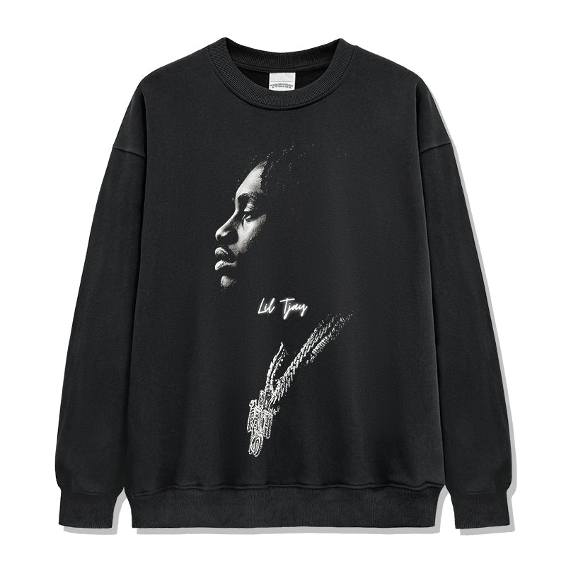 Lil Tjay Signature Sweatshirt Style002 T-Shirts, Hoodie | CoreVibeTees.com (Image 1)