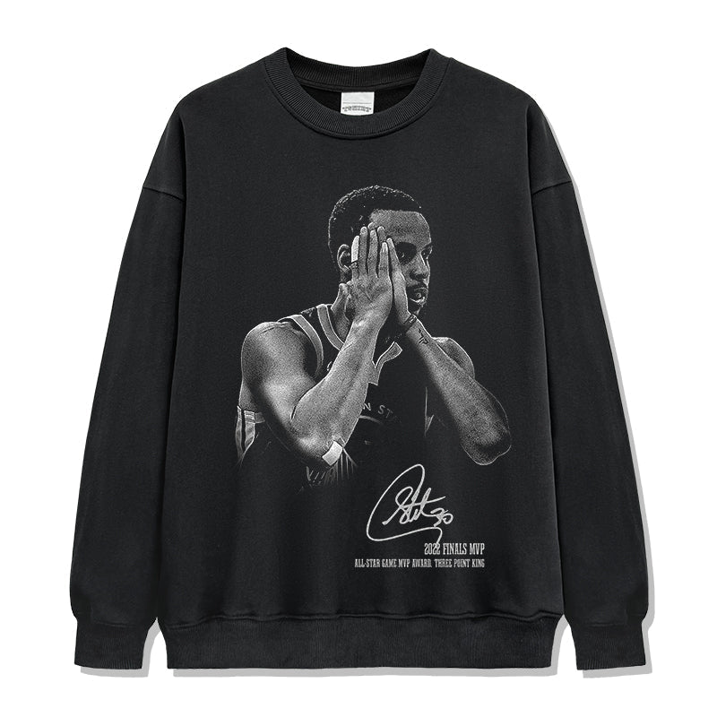 Stephen Curry Signature Sweatshirt NBA T-Shirts, Hoodie | CoreVibeTees.com (Image 1)