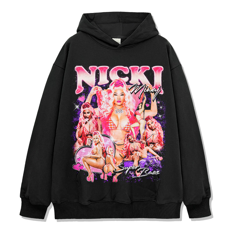 SUPER BASS By Nicki Minaj HOODIE T-Shirts, Sweatshirt | CoreVibeTees.com (Image 1)