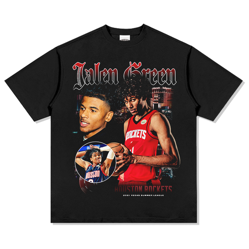 Jalen Green TEE NBA Hoodie, Sweatshirt | CoreVibeTees.com (Image 1)