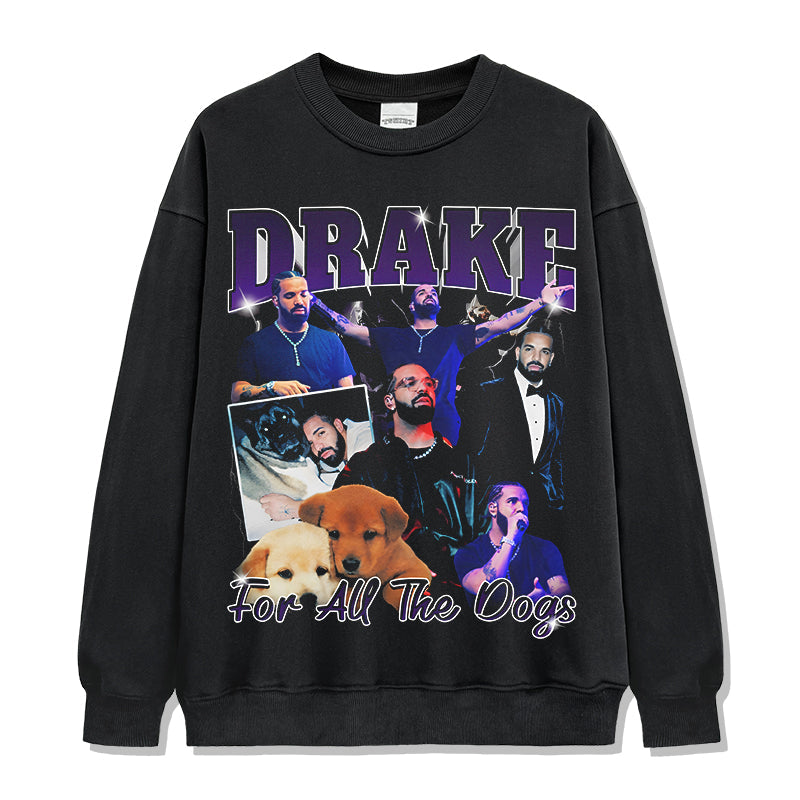 For All The Dogs By Drake Sweatshirt T-Shirts, Hoodie | CoreVibeTees.com (Image 1)