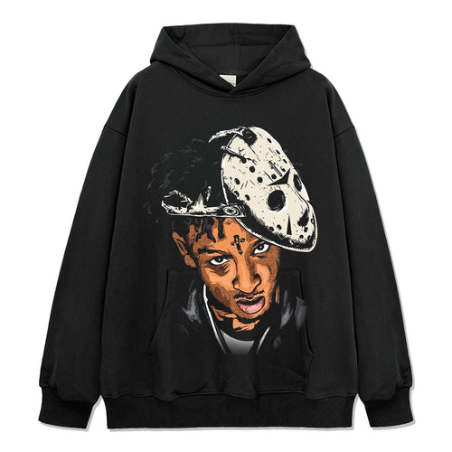 21 Savage Hoodie Style001 T-Shirts, Sweatshirt | CoreVibeTees.com (Image 1)