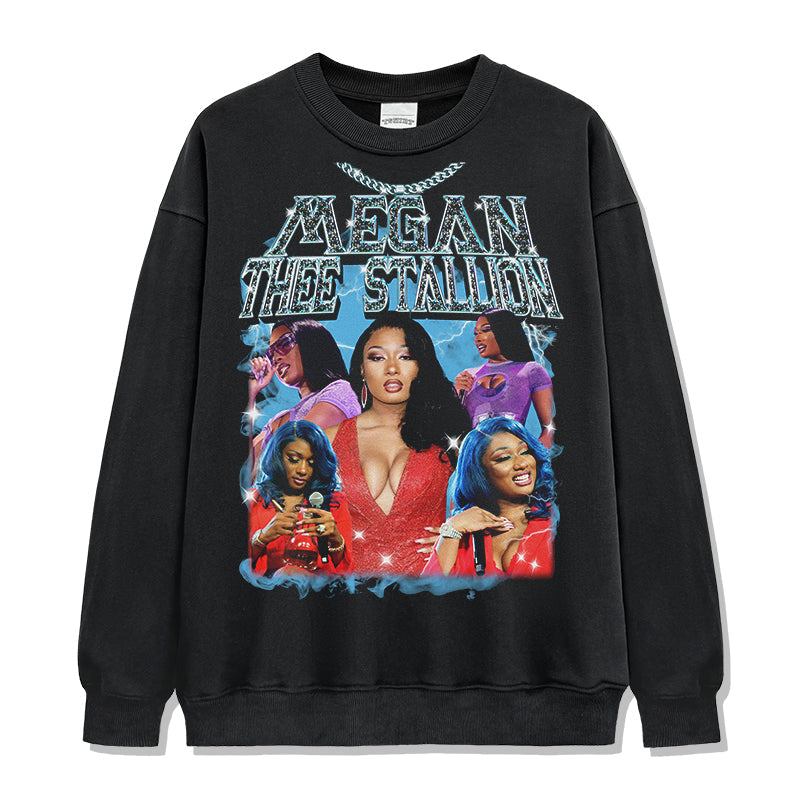 Megan Thee Stallion Sweatshirt T-Shirts, Hoodie | CoreVibeTees.com (Image 1)