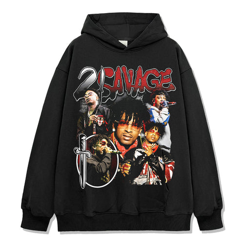 21 Savage Hoodie Style002 T-Shirts, Sweatshirt | CoreVibeTees.com (Image 1)