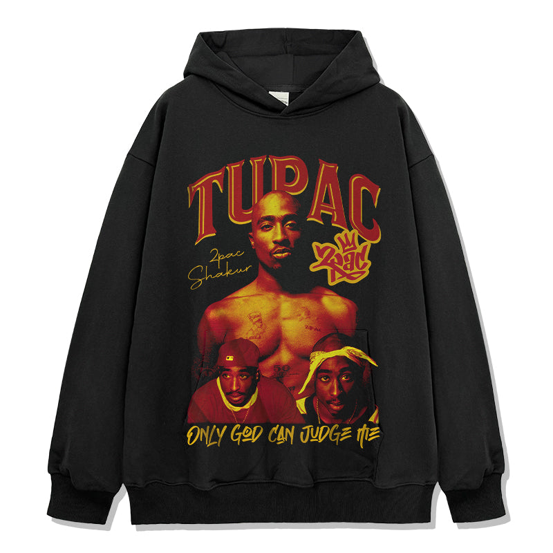 Only God Can Judge Me  By Tupac Shakur Hoodie T-Shirts, Sweatshirt | CoreVibeTees.com (Image 1)