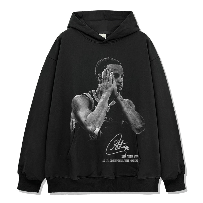 Stephen Curry Signature HOODIE NBA T-Shirts, Sweatshirt | CoreVibeTees.com (Image 1)